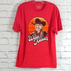 🔵BOGO FREE🔵 Willie Nelson Graphic T-Shirt Sz M Buck Wear